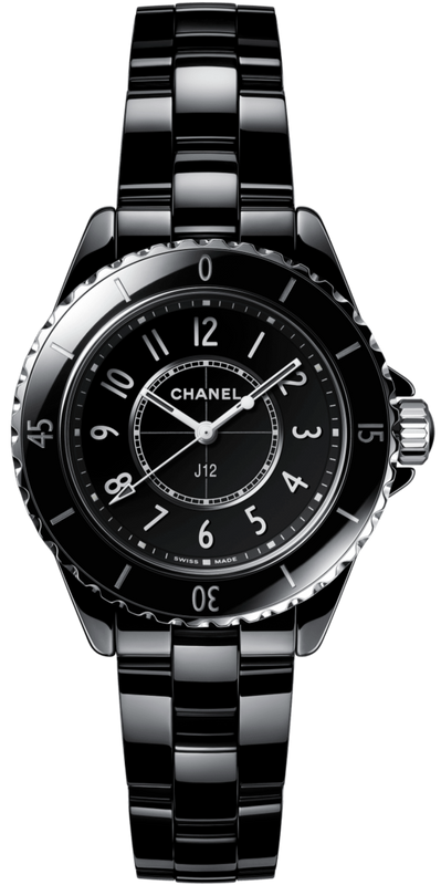 Chanel J12 Quartz Black Dial Black Steel Strap Watch for Women - J12 H5695 Buy Now By Chanel