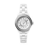 Chanel J12 Quartz Diamonds White Dial White Steel Strap Watch for Women - J12 H6418 Buy Now By Chanel