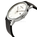 Calvin Klein City White Dial Black Leather Strap Watch for Men - K2G2G1CD Buy Now By Calvin Klein