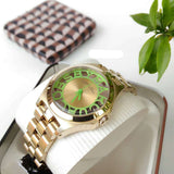 Marc Jacobs Henry Gold Dial Gold Steel Strap Watch for Women - MBM3295 Buy Now By Marc Jacobs