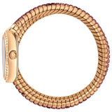 Just Cavalli Glam Snake White Dial Multicolor Steel Strap Watch for Women - JC1L163M0275