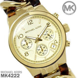 Michael Kors Runway Gold Dial Two Tone Steel Strap Watch for Women - MK4222 Buy Now By Michael Kors