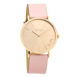 Coach Perry Rose Gold Dial Pink Leather Strap Watch for Women - 14503332-C Buy Now By Coach