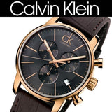 Calvin Klein City Chronograph Grey Dial Brown Leather Strap Watch for Men - K2G276G3 Buy Now By Calvin Klein