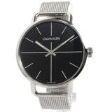 Calvin Klein Even Black Dial Silver Mesh Bracelet Watch for Women - K7B21121 Buy Now By Calvin Klein