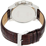 Guess Pinnacle Chronograph Quartz Blue Dial Brown Leather Strap Watch For Men - W0673G1 Buy Now By Guess