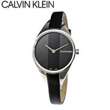 Calvin Klein Rebel Black Grey Dial Black Leather Strap Watch for Women - K8P231C1 Buy Now By Calvin Klein