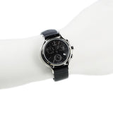 Calvin Klein Skirt Chronograph Black Dial Black Leather Strap Watch for Men - K2U291C1 Buy Now By Calvin Klein