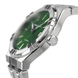 Maurice Lacroix Aikon Date Quartz Green Dial Silver Steel Strap Watch for Men - AI1108-SS002-630-1 Buy Now By Maurice Lacroix