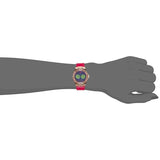 Guess Limelight Quartz Multicolor Dial Red Leather Strap Watch For Women - W0775L4 Buy Now By Guess