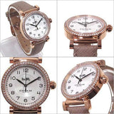 Coach Madison Diamonds White Dial Beige Leather Strap Watch for Women - 14503394 Buy Now By Coach