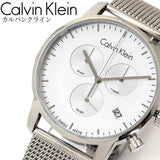 Calvin Klein City Chronograph White Dial Silver Mesh Bracelet Watch for Men - K2G27126 Buy Now By Calvin Klein