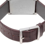 Calvin Klein Window Silver Dial Brown Leather Strap Watch for Women - K2M23126 Buy Now By Calvin Klein