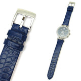 Swarovski Era Journey Blue Dial Blue Leather Strap Watch for Women - 5479239 Buy Now By Swarovski