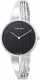 Calvin Klein Drift Black Dial Silver Steel Strap Watch for Women - K6S2N111 Buy Now By Calvin Klein