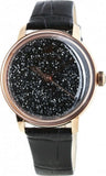 Swarovski Crystalline Hours Black Dial Black Leather Strap Watch for Women - 5295377 Buy Now By Swarovski