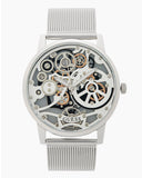 Guess Gadget Silver Dial Silver Mesh Bracelet Watch for Men - GW0538G1 Buy Now By Guess