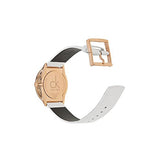 Calvin Klein Accent White Dial White Leather Strap Watch for Women - K2Y2X6K6 Buy Now By Calvin Klein