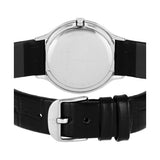 Calvin Klein Skirt Black Dial Black Leather Strap Watch for Women - K2U231CS Buy Now By Calvin Klein