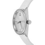 Calvin Klein Accent White Dial White Leather Strap Watch for Women - K2Y2Y1K6 Buy Now By Calvin Klein