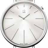 Calvin Klein Equal White Dial White Leather Strap Watch for Women - K3E231L6 Buy Now By Calvin Klein
