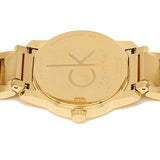 Calvin Klein City White Dial Gold Steel Strap Watch for Women - K2G23546 Buy Now By Calvin Klein