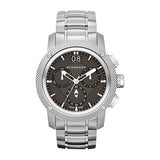 Burberry Utilitarian Chronograph Black Dial Silver Steel Strap Watch For Men - BU9800 Buy Now By Burberry