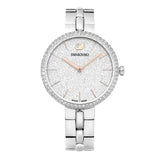 Swarovski Cosmopolitan Diamond Powder Silver Dial Silver Steel Strap Watch for Women - 5517807 Buy Now By Swarovski