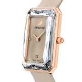 Swarovski Uptown Crystal Grey Dial Grey Leather Strap Watch for Women - 5547716 Buy Now By Swarovski