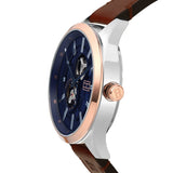 Tommy Hilfiger Spencer Blue Dial Brown Leather Strap Watch for Men - 1791642 Buy Now By Tommy Hilfiger