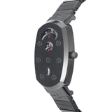 Gucci Grip Quartz Grey Dial Grey Steel Strap Watch For Men - YA157429 Buy Now By Gucci