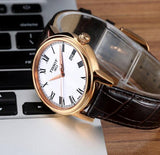 Tissot T Classic Carson White Dial Brown Leather Strap Watch For Men - T085.410.36.013.00 Buy Now By Tissot