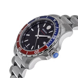 Movado Series 800 Pepsi Black Dial Silver Steel Strap Watch for Men - 2600152 Buy Now By Movado