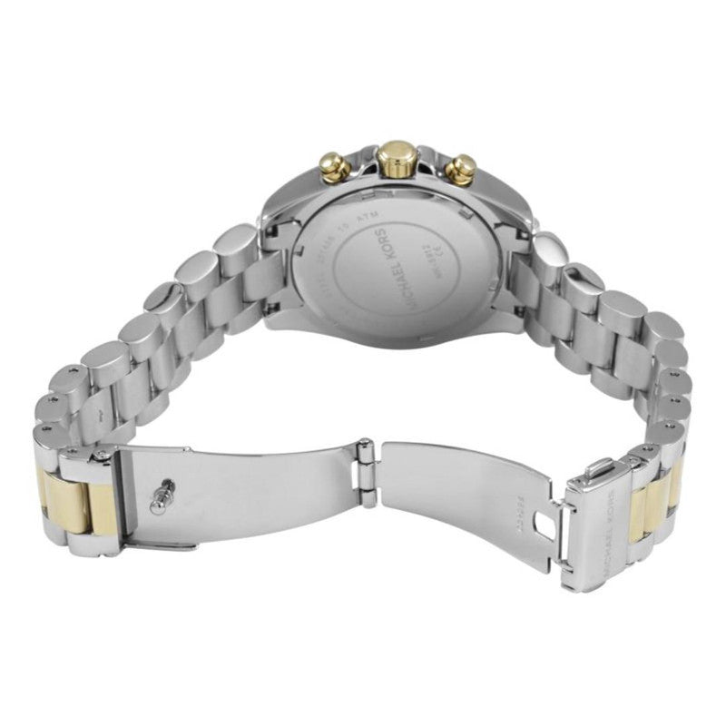 Michael Kors Bradshaw Chronograph Silver Dial Two Tone Steel Strap Watch For Women - MK5912 Buy Now By Michael Kors