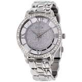 Guess Ethereal Diamonds Silver Dial Silver Steel Strap Watch for Women - W1013L1 Buy Now By Guess