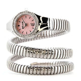 Just Cavalli Vita Pink Dial Silver Steel Strap Watch for Women - JC1L355M0015 Authentic Buy Shop Now