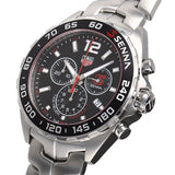 Tag Heuer Senna Chronograph Special Edition Black Dial Silver Steel Strap Watch for Men - CAZ1015.BA0883 Buy Now By Tag Heuer