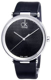 Calvin Klein Sight Black Dial Black Leather Strap Watch for Men - K1S21102 Buy Now By Calvin Klein