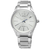 Calvin Klein Bold White Dial Silver Steel Strap Watch for Men - K2241120 Buy Now By Calvin Klein