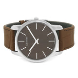 Calvin Klein City Brown Dial Brown Leather Strap Watch for Men - K2G211GK Buy Now By Calvin Klein