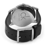 Calvin Klein City White Dial Black Leather Strap Watch For Men - K2G211C6 Buy Now By Calvin Klein