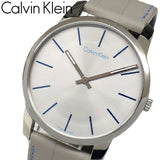 Calvin Klein City Silver Dial Grey Leather Strap Watch for Men - K2G211Q4 Buy Now By Calvin Klein