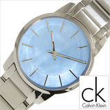 Calvin Klein City Mother of Pearl Blue Dial Silver Steel Strap Watch for Women - K2G2314X Buy Now By Calvin Klein