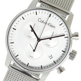 Calvin Klein City Chronograph White Dial Silver Mesh Bracelet Watch for Men - K2G27126 Buy Now By Calvin Klein