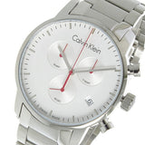 Calvin Klein City Chronograph White Dial Silver Steel Strap Watch for Men - K2G271Z6 Buy Now By Calvin Klein