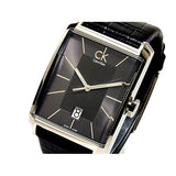 Calvin Klein Window Black Dial Black Leather Strap Watch for Men - K2M21107 Buy Now By Calvin Klein