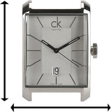 Calvin Klein Window White Dial White Leather Strap Watch for Men - K2M21120 Buy Now By Calvin Klein