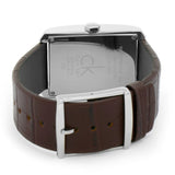 Calvin Klein Window Silver Dial Brown Leather Strap Watch for Men - K2M21126 Buy Now By Calvin Klein