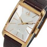 Calvin Klein Window White Dial Brown Leather Strap Watch for Women - K2M23620 Buy Now By Calvin Klein