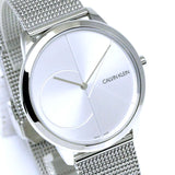 Calvin Klein Minimal Silver Dial Silver Mesh Bracelet Watch for Men - K3M2112Z Buy Now By Calvin Klein